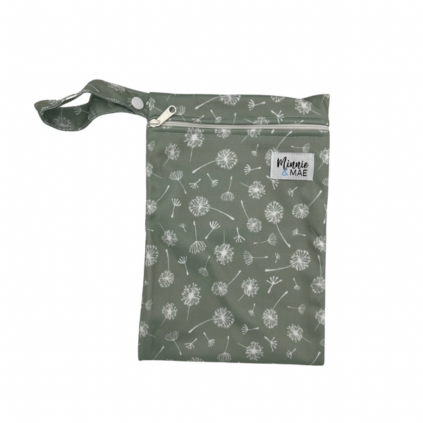 Mini Wet Bag - Sage Dandelion