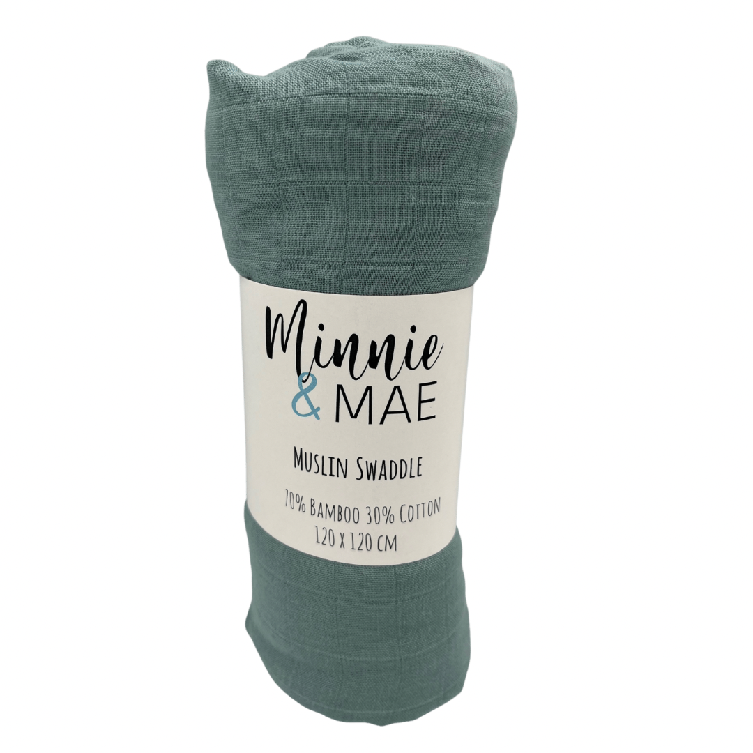 Muslin Swaddle Sage Green