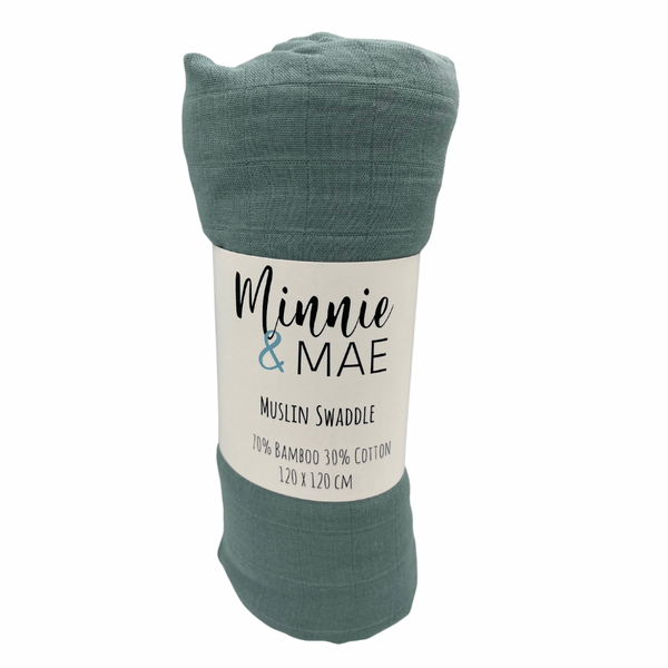 Muslin Swaddle- Sage Green