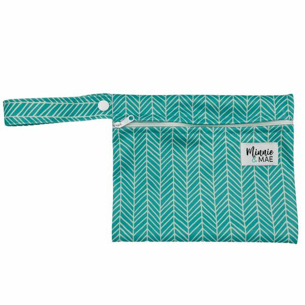 Nursing Pad Bags - Green Stripe