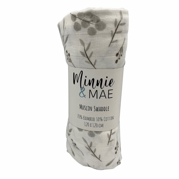 Muslin Swaddle- Eucalyptus